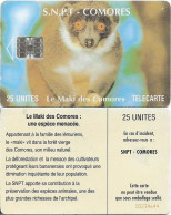 Comoros - S.N.P.T. - Maki, Without Moreno Up Right, Cn. 00234644 Below Message, SC7, 1994, 25Units, Used - Comoros