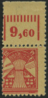 MECKLENBURG-VORPOMMERN 18cG , 1945, 12 Pf. Rosarot, Druck Auf Gummiseite, Oberrandstück, Pracht, Fotobefund Kramp, Mi. ( - Autres & Non Classés