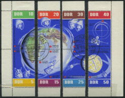 DDR 926-33 O, 1962, Weltraumflüge (S Zd 40-43), Tagesstempel, 4 Prachtwerte, Mi. 90.- - Autres & Non Classés