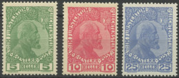 LIECHTENSTEIN 3yb , 1916, 25 H. Mittelultramarin, Normales Papier, Postfrisch, Pracht, Fotoattest Marxer, Mi. 1800.- - Autres & Non Classés