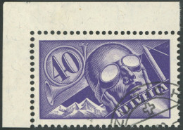 SCHWEIZ BUNDESPOST 182 O, 1923, 40 C. Flugpost, Praht, Mi. 65.- - Autres & Non Classés