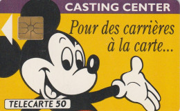 TELECARTE F201 MICKEY CASTING CENTER - 1992