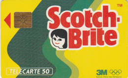 TELECARTE F225 SCOTCH BRITE (2) - 1992