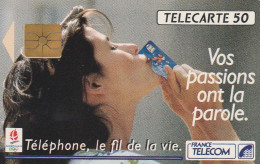 TELECARTE F239 VOS PASSIONS ONT LA PAROLE - 1992