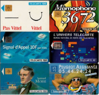 LOTTO 6 TELECARTE FRANCESI ANNO 1993 (93 23 - 1993