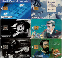 LOTTO 6 TELECARTE FRANCESI ANNO 1993 (93 4 - 1993