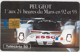 TELECARTE F403 PEUGEOT 905 1 - 1993