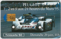 TELECARTE F415 PEUGEOT 905 2 (2) - 1993