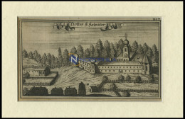 GRIESBACH: Kloster S. Salvator, Kupferstich Von Ertl, 1687 - Prenten & Gravure