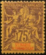 LP3972/267 - 1894 - COLONIES FRANÇAISES - SAINTE MARIE DE MADAGASCAR - N°12 NEUF* (quasi NEUF**) Pas De Charnière - Ongebruikt