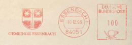 953  Flèche, Tir à L'arc: Ema D'Allemagne - Arrow In Coat Of Arms: Meter Stamp From Essenbach. Archery Tir à L'arc - Tir à L'Arc