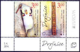 BOSNIA & H.  MOSTAR - EUROPA CEPT - MUSICS INSTRUMENTS  SET - **MNH - 2014 - 2014