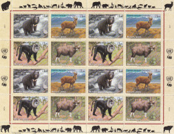 Naciones Unidas Ginebra Nº 494 Al 497 En Hoja De 4 Series - Unused Stamps