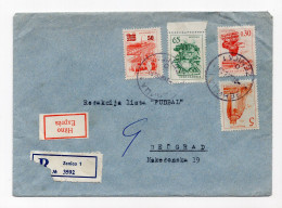 1966. YUGOSLAVIA,BOSNIA,ZENICA,EXPRESS,RECORDED COVER TO BELGRADE - Covers & Documents