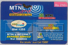 PREPAID PHONE CARD-INDIA (E36.26.7 - Inde