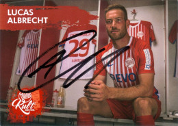 AK Lucas Albrecht Kickers Offenbach 20-21 FC Hansa Rostock Hessen Kassel Neubrandenburg SV Babelsberg 03 Altglienicke - Autographes