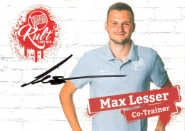 AK Max Lesser Kickers Offenbach 18-19 Offenbacher Lehnerz Fulda Ajax Amsterdam VfB Stuttgart Johannesberg Autogrammkarte - Autographes