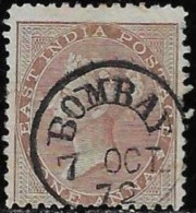 India 1865 Used Stamp Queen Victoria 1 Anna [WLT1778] - 1858-79 Kolonie Van De Kroon