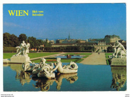 WIEN:  BLICK  VOM  BELVEDERE  -  BIEGEWINKEL  -  NACH  ITALIEN  -  GROSSFORMAT - Belvedère