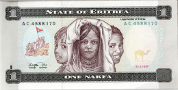 ERYTHREE - 1 Nakfa 1997 UNC - Eritrea