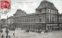 BELGIQUE - Bruxelles - Vue Générale De La Gare Du Nord - Colorisé - Carte Postale Ancienne - Forest - Vorst