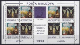 Cept 1993 Moldavie Moldova Yvertn° Bloc  5 *** MNH Cote 18€ - 1993