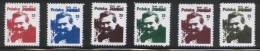 POLAND SOLIDARITY SOLIDARNOSC 1984 LECH WALESA UNION LEADER SET OF 6 NOBEL PRIZE WINNER NOBELS - Vignettes Solidarnosc