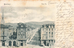 ITALIE - Torino - Via Po - Rue - F Lli Künzli - Dos Non Divisé - Carte Postale Ancienne - Multi-vues, Vues Panoramiques