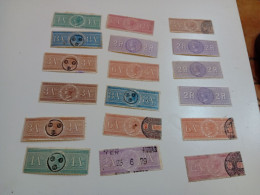 LOTTO 19 MARCHE DA BOLLO GOVERNMENT OF INDIA - Dienstzegels