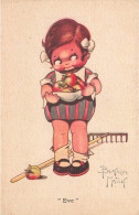 Béatrice MALLET * Cpa Illustrateur * Enfant Ramassant Des Pommes - Mallet, B.