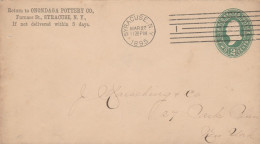 INTERO POSTALE 1895 STATI UNITI TIMBRO SYRACUSE (RY2464 - ...-1900