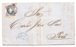 Portugal, 1855, # 2, Lisboa-Porto - Lettres & Documents