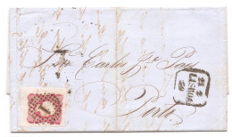 Portugal, 1859, # 13, Lisboa-Porto - Lettres & Documents