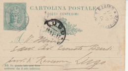 INTERO POSTALE 1911 SANMARINO TIMBRO SANMARINO LUGO (RY4485 - Postal Stationery