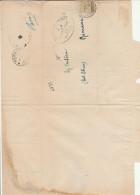 LETTERA 1944 25 C. ALLIED MILITARY POSTAGE TIMBRO RAGUSA CATANIA (RY4432 - Anglo-american Occ.: Sicily