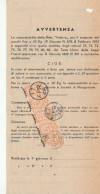 BOLLETTINO TRASPORTI CON PACCHI LUOGOTENENZA 4X3 1946 (RY4028 - Pacchi Postali