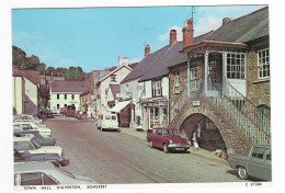 CP TOWN HALL, DULVERTON, AUTOS VOITURES, SOMERSET, ANGLETERRE, ROYAUME UNI - Otros & Sin Clasificación