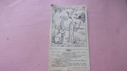 COLLECTION IBLED  Fables Chocolat Ibled 1939 BON VALABLE JUSQU A FIN 1939 ILLUSTRATEUR RABIER BENJAMIN ? - Ibled