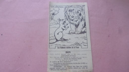 COLLECTION IBLED  Fables Chocolat Ibled 1939 BON VALABLE JUSQU A FIN 1939 ILLUSTRATEUR RABIER BENJAMIN ? - Ibled