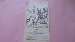 COLLECTION IBLED  Fables Chocolat Ibled 1939 BON VALABLE JUSQU A FIN 1939 ILLUSTRATEUR RABIER BENJAMIN ? - Ibled