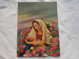 3d 3 D Lenticular Postcard Stereo Religion   A Baby TOPPAN  Japan  A 228 - Cartes Stéréoscopiques