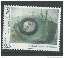St Pierre Et Miquelon N° 867  XX  Art "La Prohibition", Tableau De Jean-Claude Girardin Sans Charnière,TB - Used Stamps