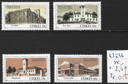 CISKEI 43 à 46 ** Côte 2.50 € - Ciskei