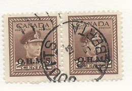 25659) Canada OHMS 1949 - Surchargés