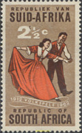 281473 MNH SUDAFRICA 1962 50 ANIVERSARIO DE LAS DANZAS POPULARES - Unused Stamps