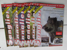 LOT DE 6 REVUES LE CHASSEUR DE SANGLIER 2014 CHASSE - Chasse/Pêche