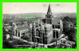 ROCHESTER, KENT, UK - ROCHESTER CATHEDRAL FROM CASTLE - WRITTEN IN 1963 - REAL PHOTOGRAPH - VALENTINE'S - - Rochester