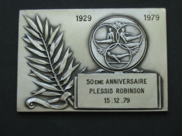 Médaille De Gymnastique - 50 Eme Anniversaire Plessis Robinson 15.12.79   *** EN ACHAT IMMEDIAT *** - Gymnastique