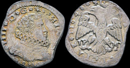 Italy Sicily Messina Philip IV Of Spain AR 4 Tari 1648 - Two Sicilia