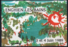 Enghien-les-Bains 1ère Rencontre Des Artistes, Photographes, Créateurs D'affiches Et De Cartes Postales 1989-Jeudy - Jeudy